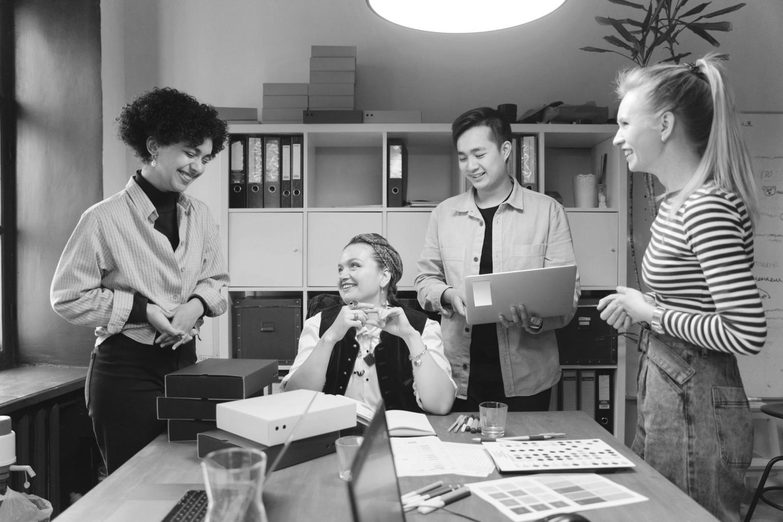 Strategic planning workspace with charts and analysis tools